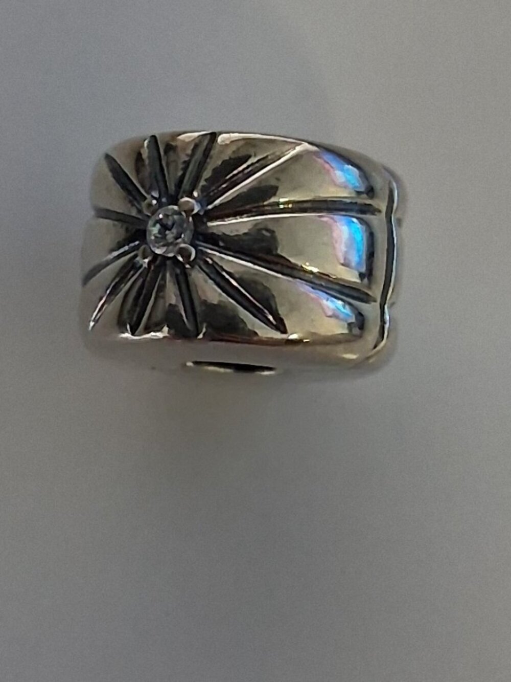 Pandora 798614C01 Sparkling Sunburst Clip Charm – Sterling Silver